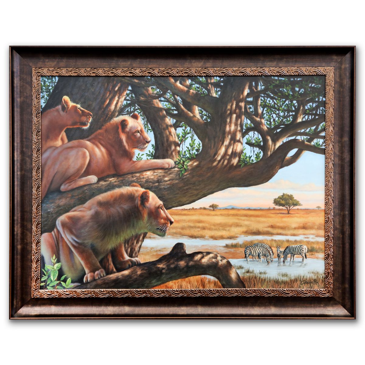 Wil Cormier- Original Oil on Canvas "A View for a Kill"