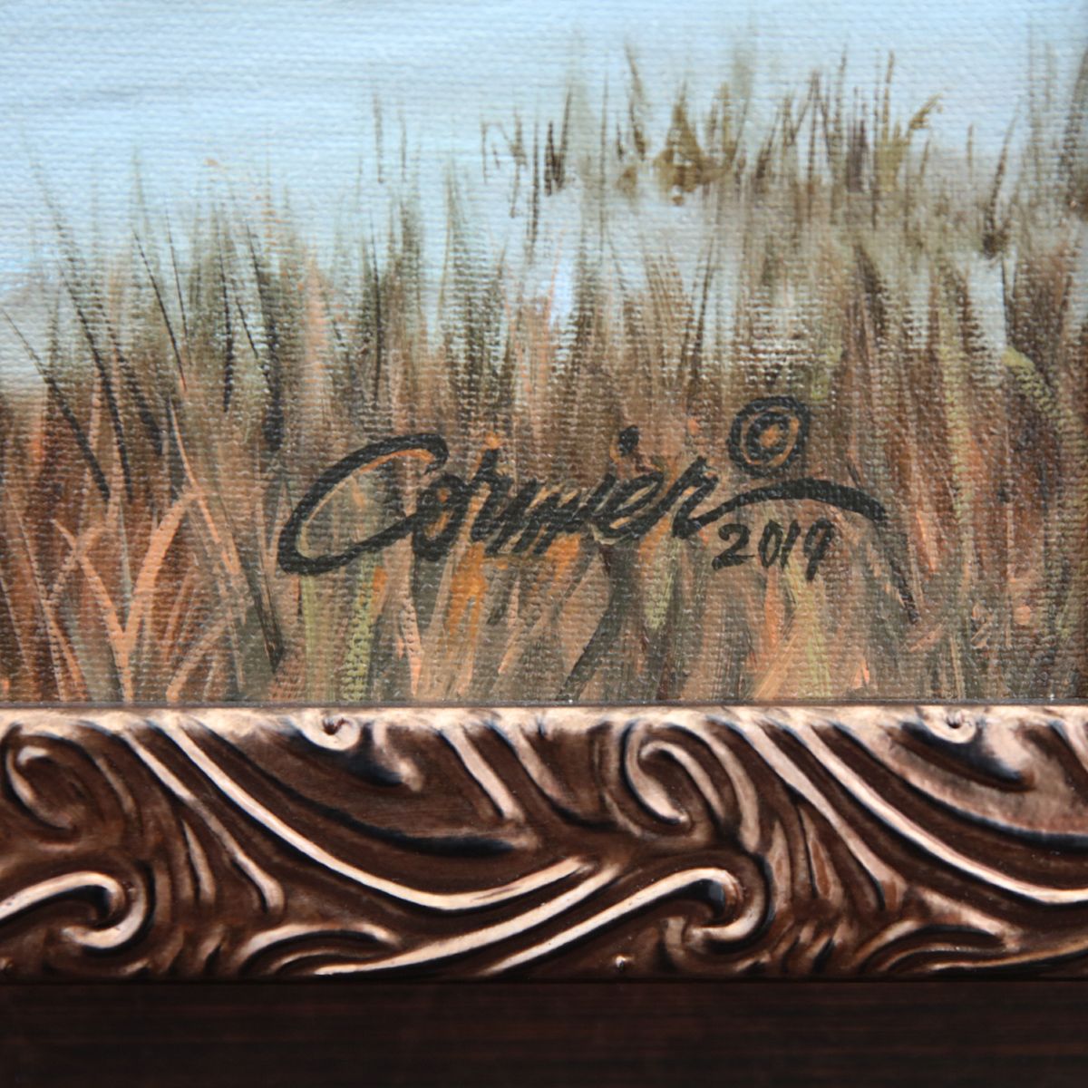 Wil Cormier- Original Oil on Canvas "A View for a Kill"