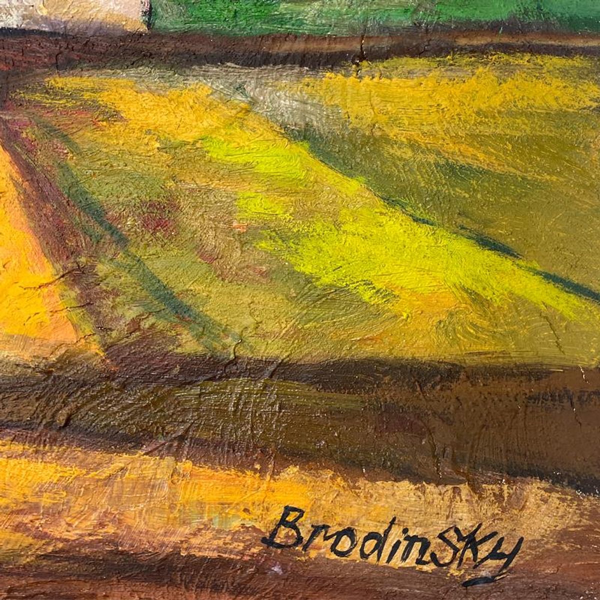 Slava Brodinsky, Original Oil Painting on Canvas, Hand Signed with Letter of Authenticity.