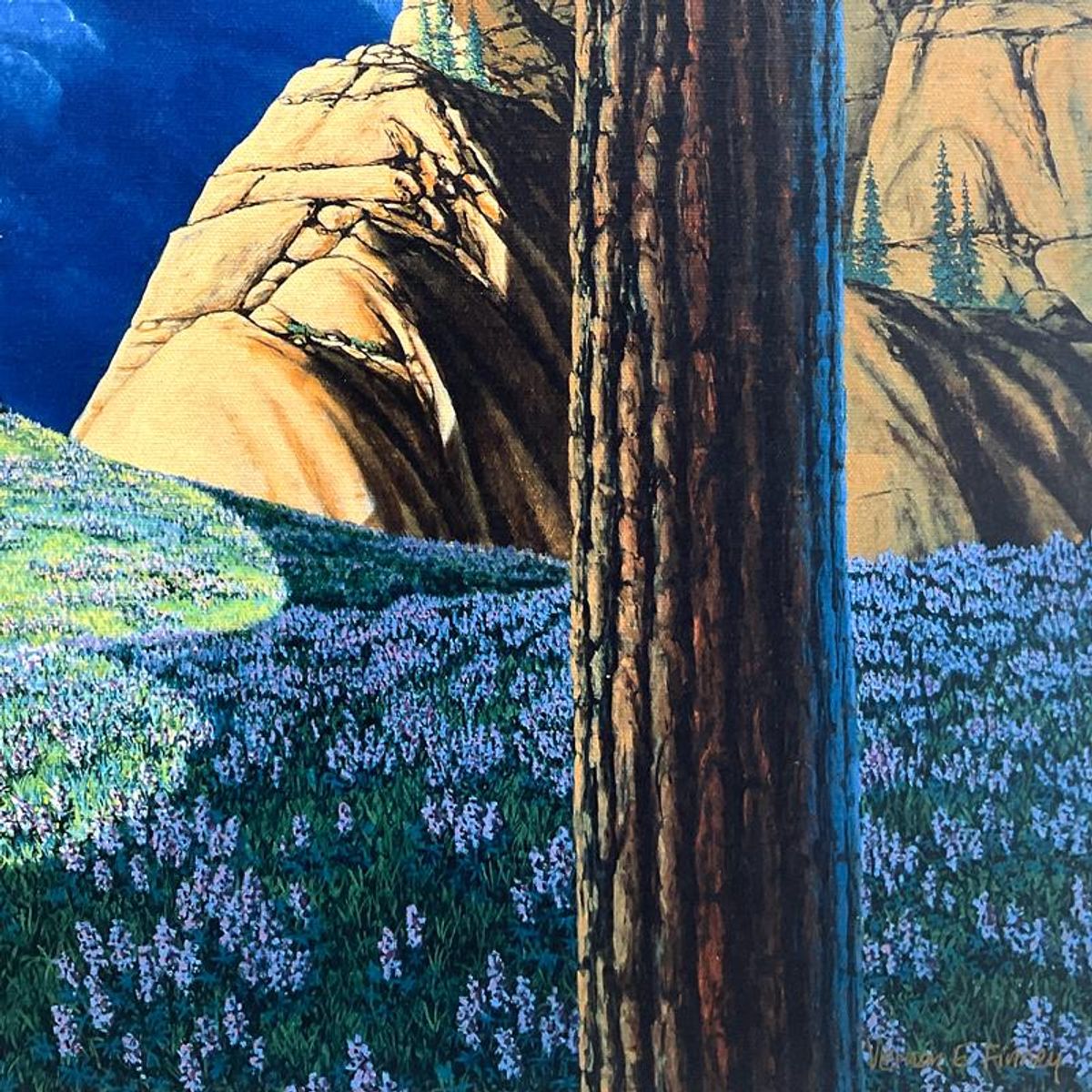 Vernon Finney, Limited Edition on Canvas, Numbered 4/295 and Hand Signed with Letter of Authenticity.