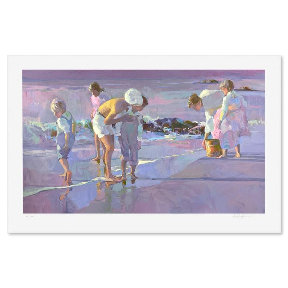 Don Hatfield, "Brothers" Limited Edition Printer's Proof Serigraph, Numbered 1/10 and Hand Signed with Letter of Authenticity.