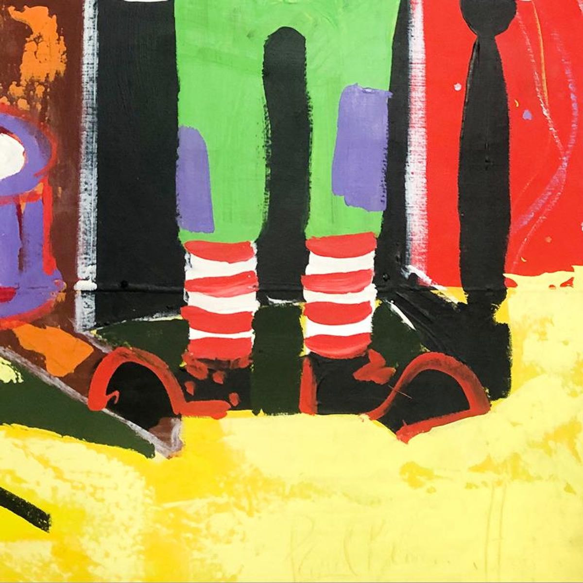 Paul Blaine Henrie (1932-1999), "Hold That Tiger" Hand Signed Original Painting on Canvas (48"x30") with Letter of Authenticity.