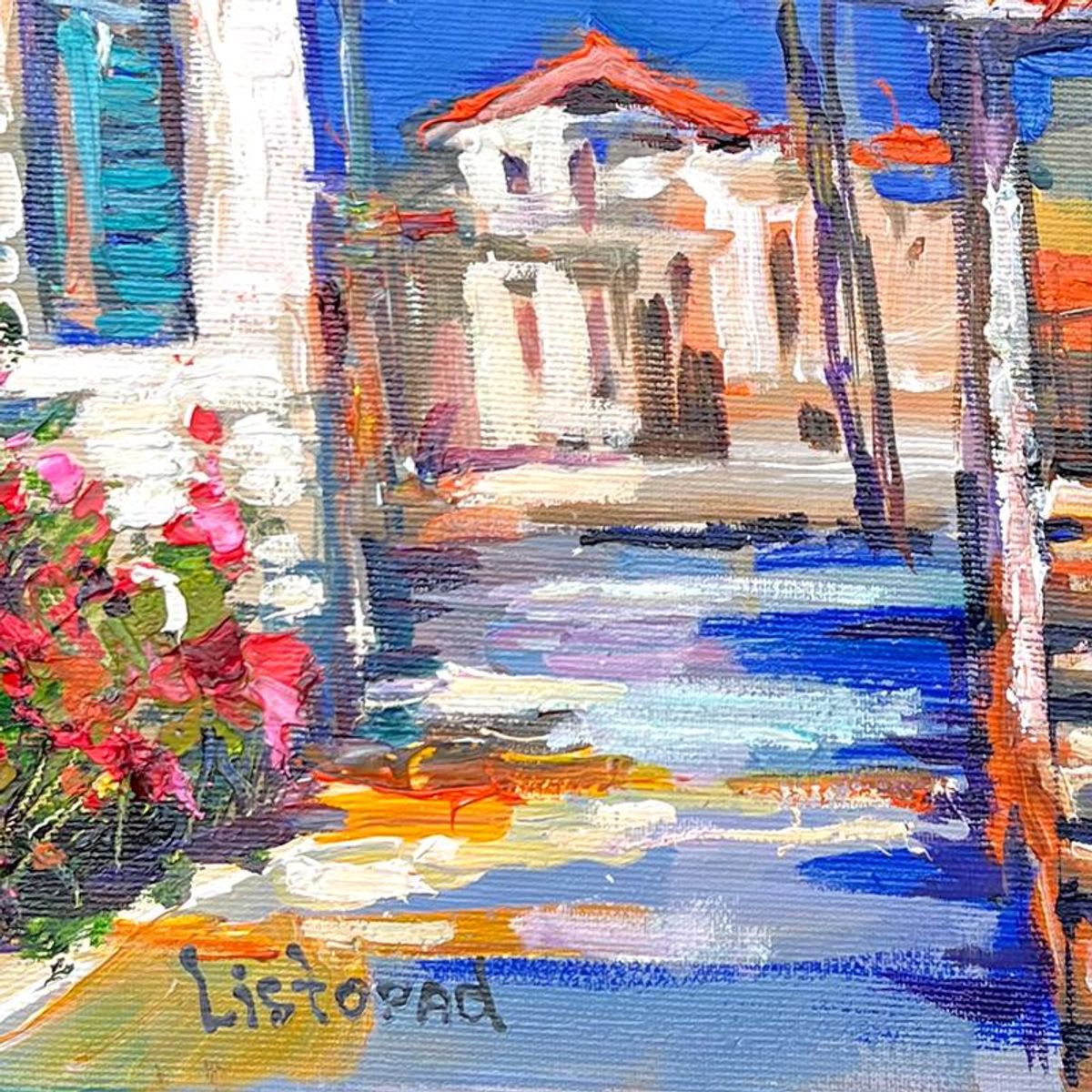 Natalya Listopad, Hand Signed Original Painting on Canvas with Letter of Authenticity.