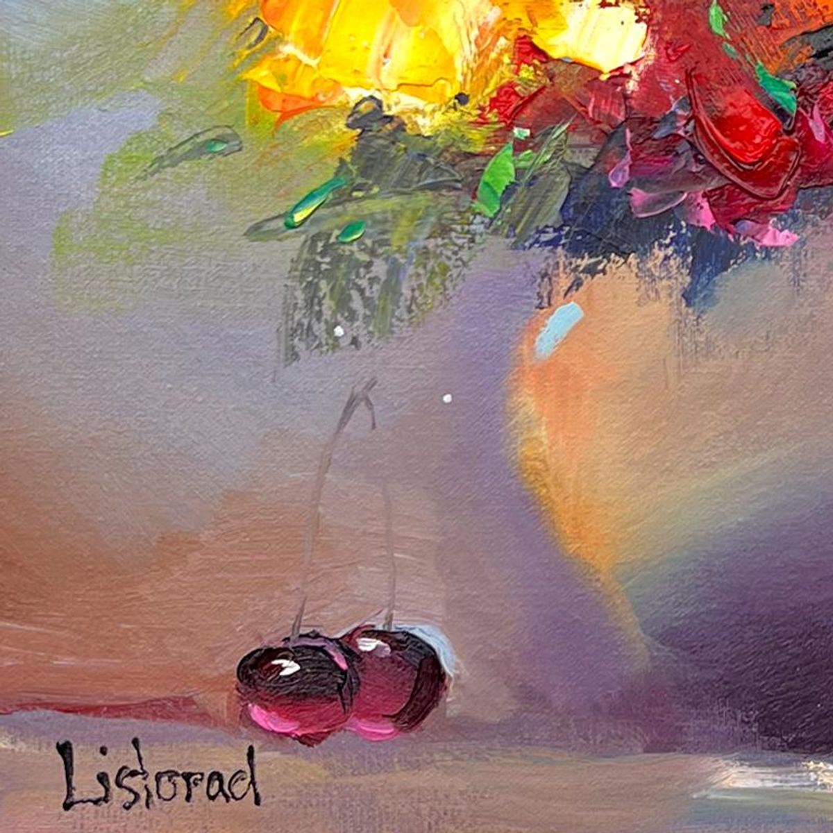 Natalya Listopad, Hand Signed Original Painting on Canvas with Letter of Authenticity.