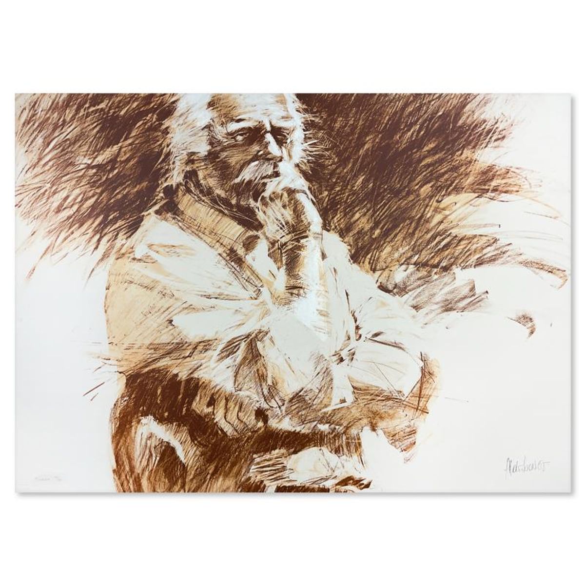 Aldo Luongo, Limited Edition Serigraph, Numbered 10/10 and Hand Signed with Letter of Authenticity.