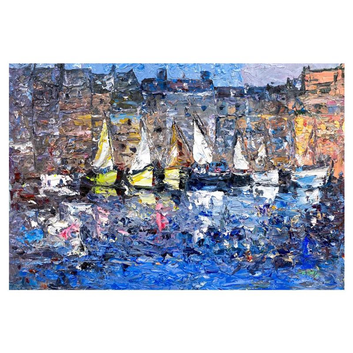 Mani, Original Acrylic Painting on Canvas, Hand Signed with Letter of Authenticity.