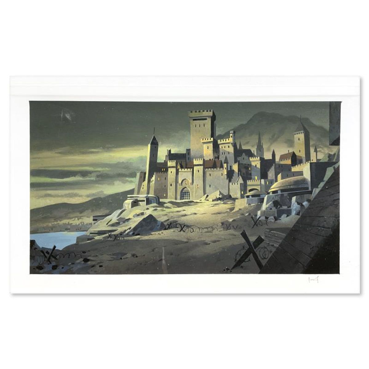 Marvel Comics, "Ultimate Avengers" Signed Original Production Art with Letter of Authenticity.