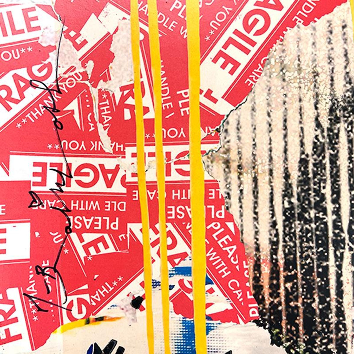 Mr. Brainwash, "Songs of Freedom" Unique (UNIQ) Mixed Media, Hand Signed with Certificate of Authenticity.
