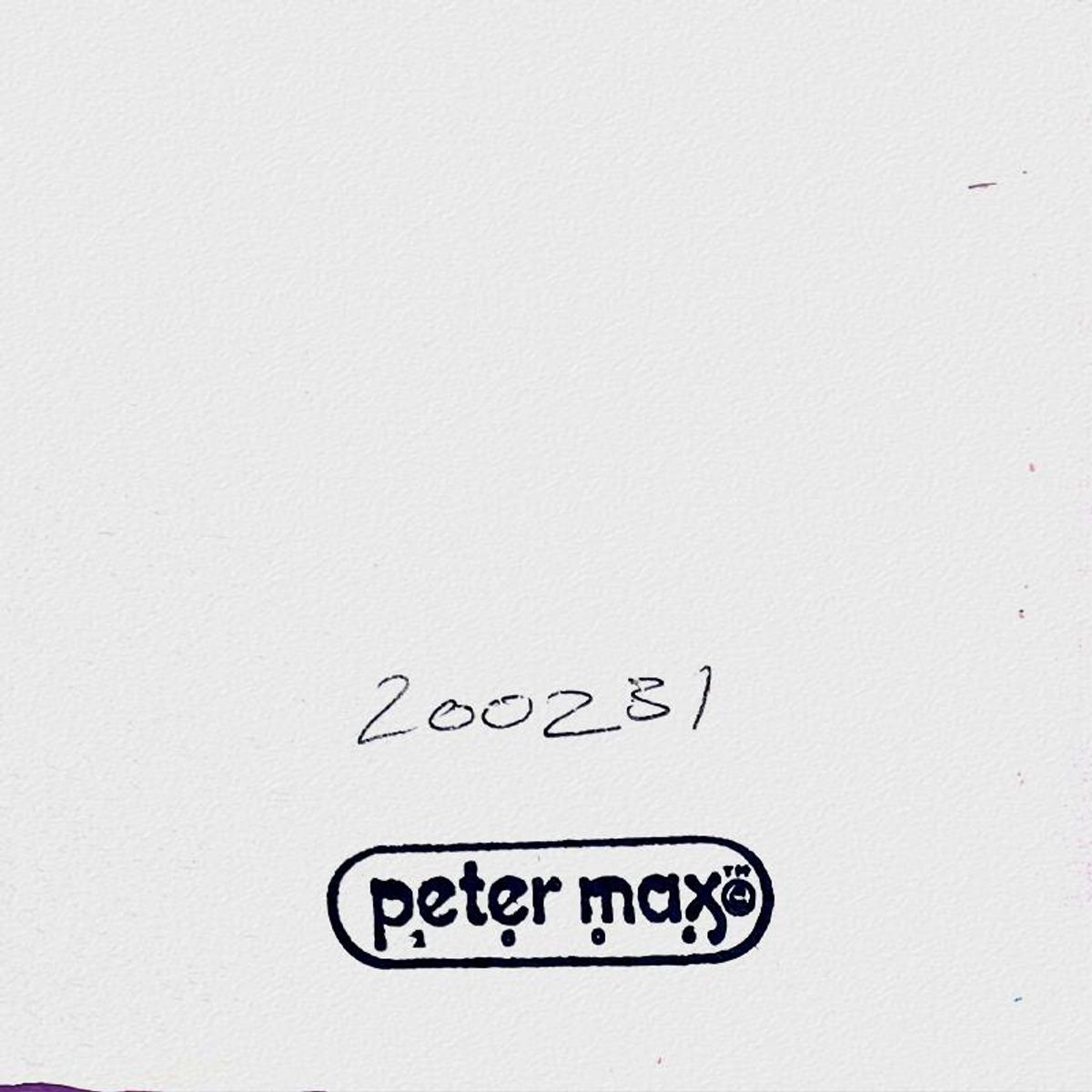 Peter Max, "Liberty & Justice" Framed One-of-a-Kind Mixed Media, Hand Signed with Registration Number Certifying Authenticity.