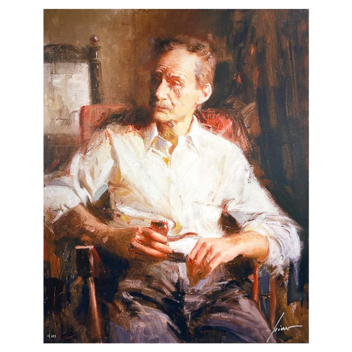 Pino (1939-2010), "A Tale to Tell" Limited Edition on Canvas, Numbered 11/295 and Hand Signed with Certificate of Authenticity.