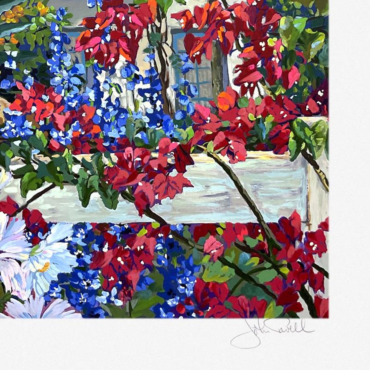 John Powell, "My Hideaway" Limited Edition Printer's Proof Serigraph, Numbered 1/21 and Hand Signed with Letter of Authenticity.