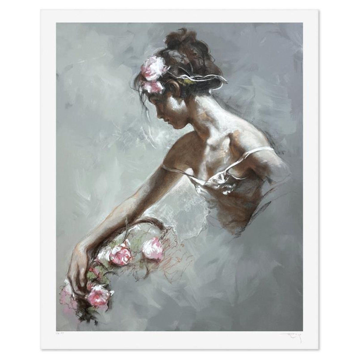Royo, "Imagen" Limited Edition Printer's Proof Serigraph (36" x 28.5"), Numbered and Hand Signed with Letter of Authenticity.