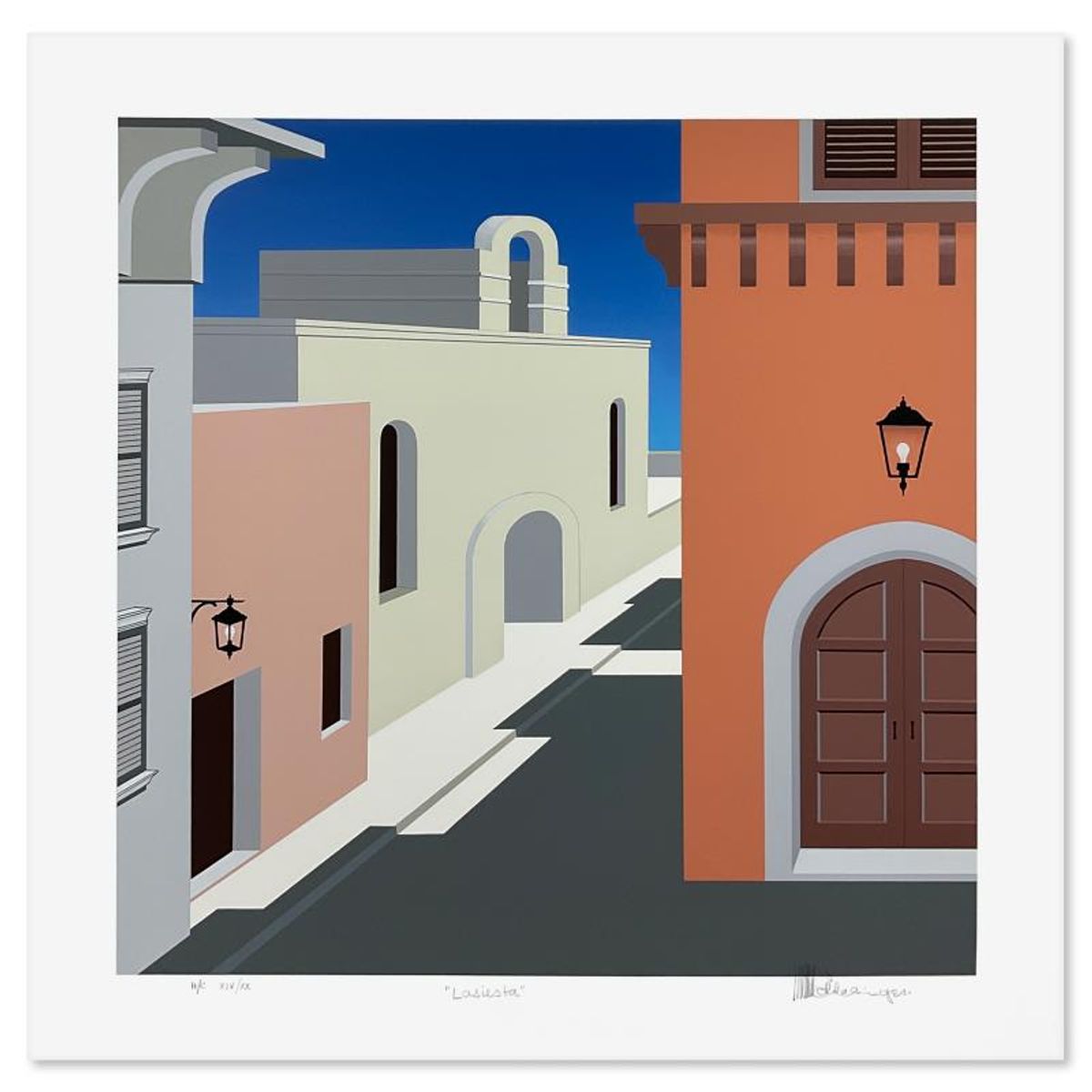 William Schlesinger (1915-2011), "La Siesta" Limited Edition Serigraph, HC Numbered XIV/XX and Hand Signed with Letter of Authenticity