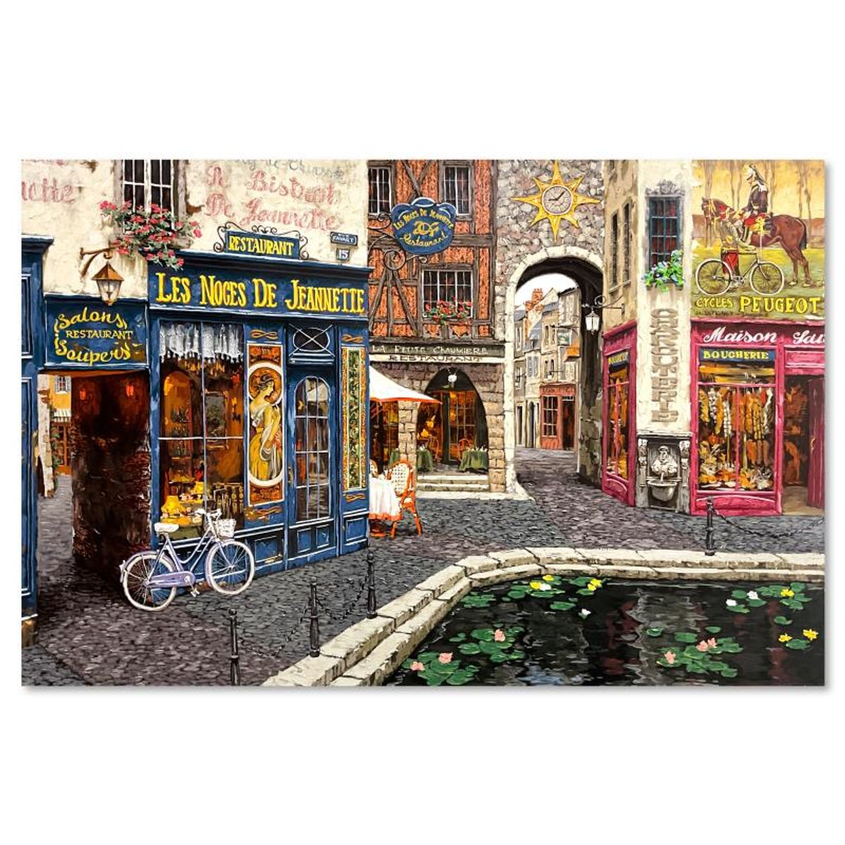 Viktor Shvaiko, "Les Noces De Jeannette" Hand Embellished Limited Edition Publisher's Proof on Canvas (32" x 48"), Numbered 2/2 and Hand Signed with Letter of Authenticity.