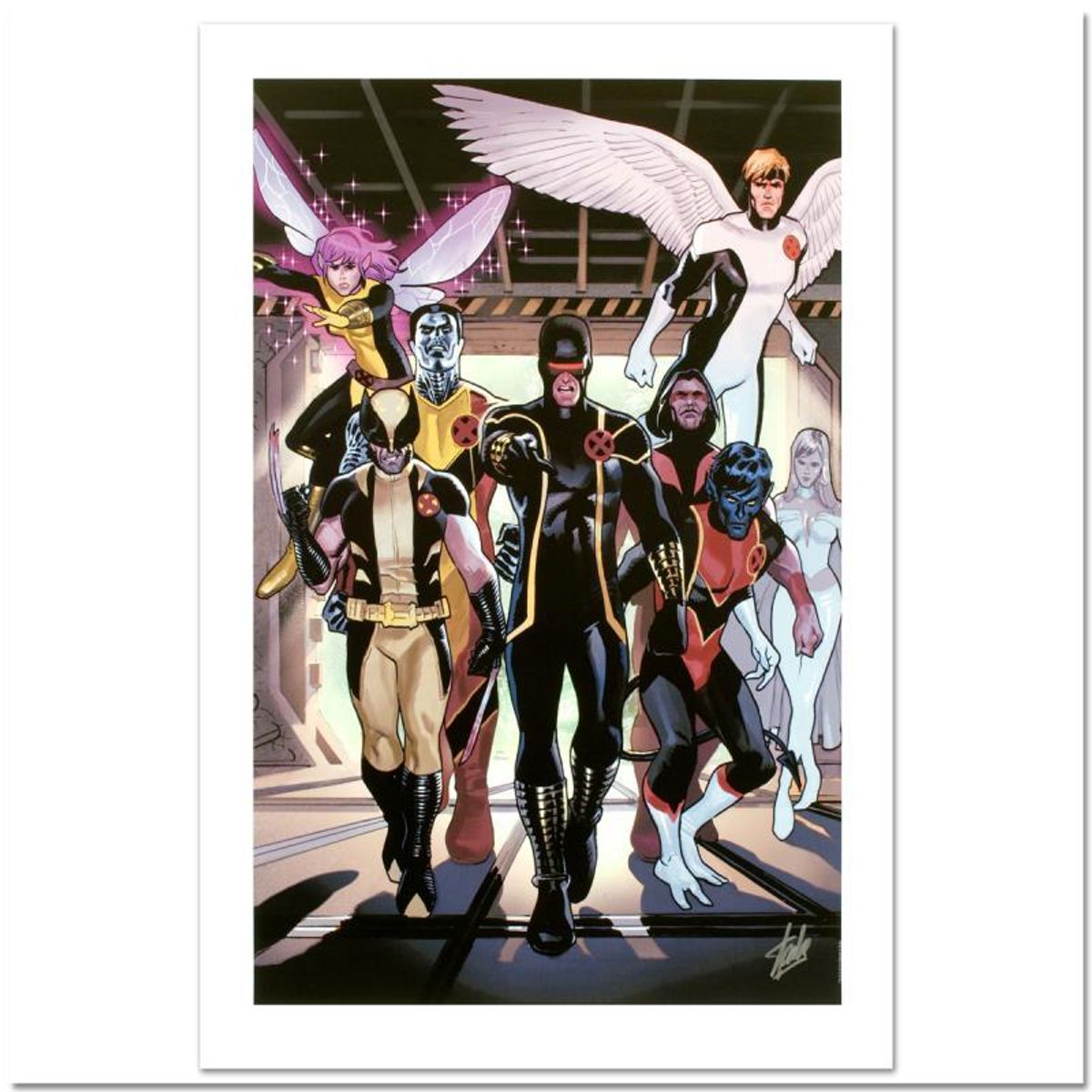 Stan Lee Signed, Marvel Comics "X-Men Legacy Annual #1" Limited Edition Canvas 1/10 with Certificate of Authenticity.