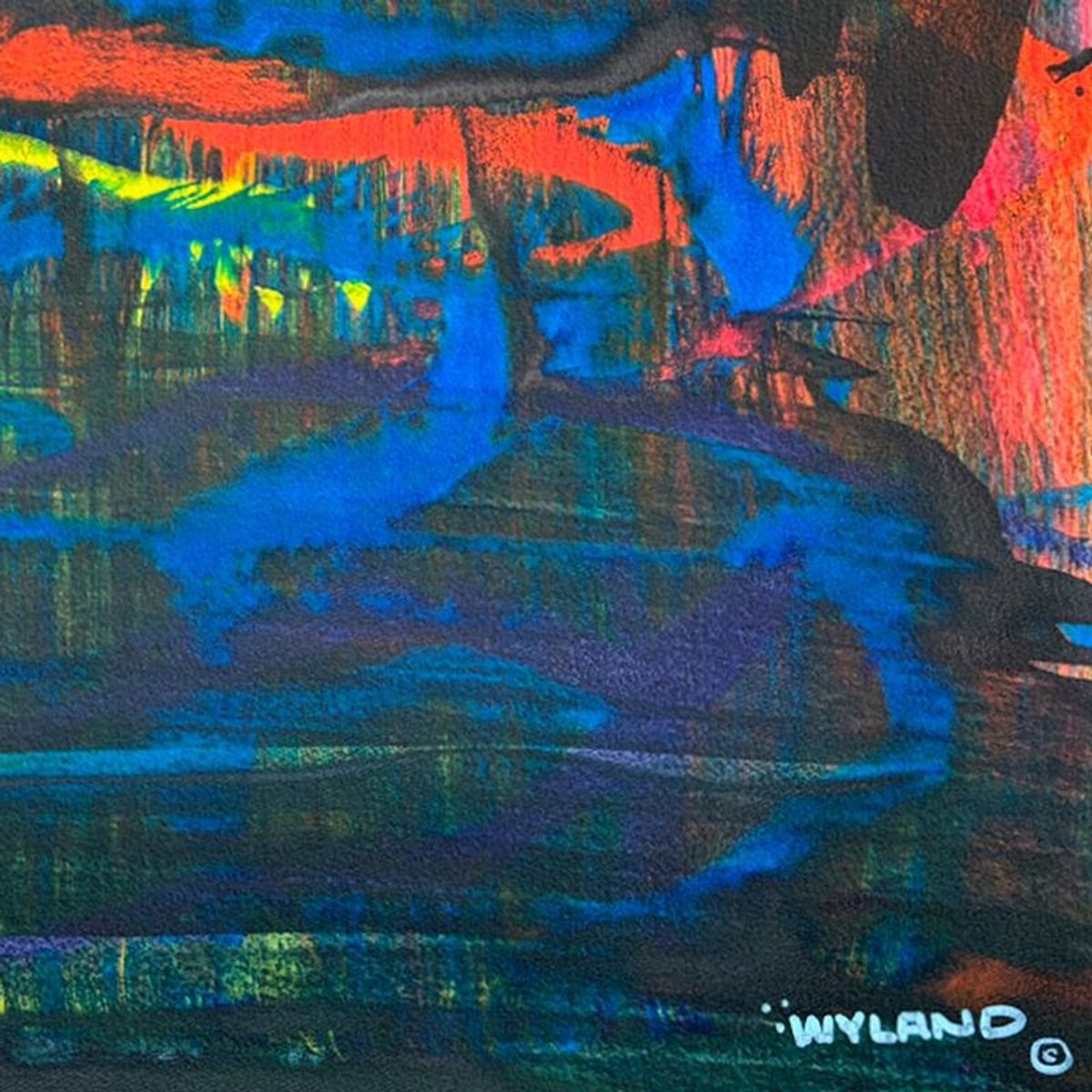 Wyland, Framed Original Watercolor Painting, Hand Signed with Letter of Authenticity.