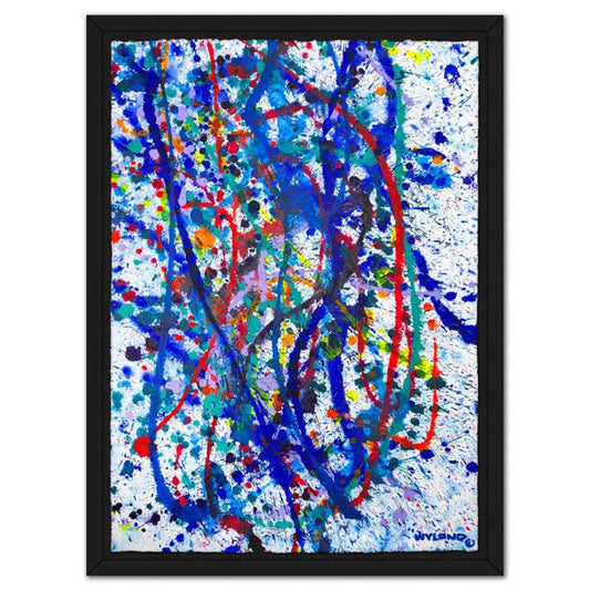 Wyland, Framed Original Watercolor Painting, Hand Signed with Letter of Authenticity.