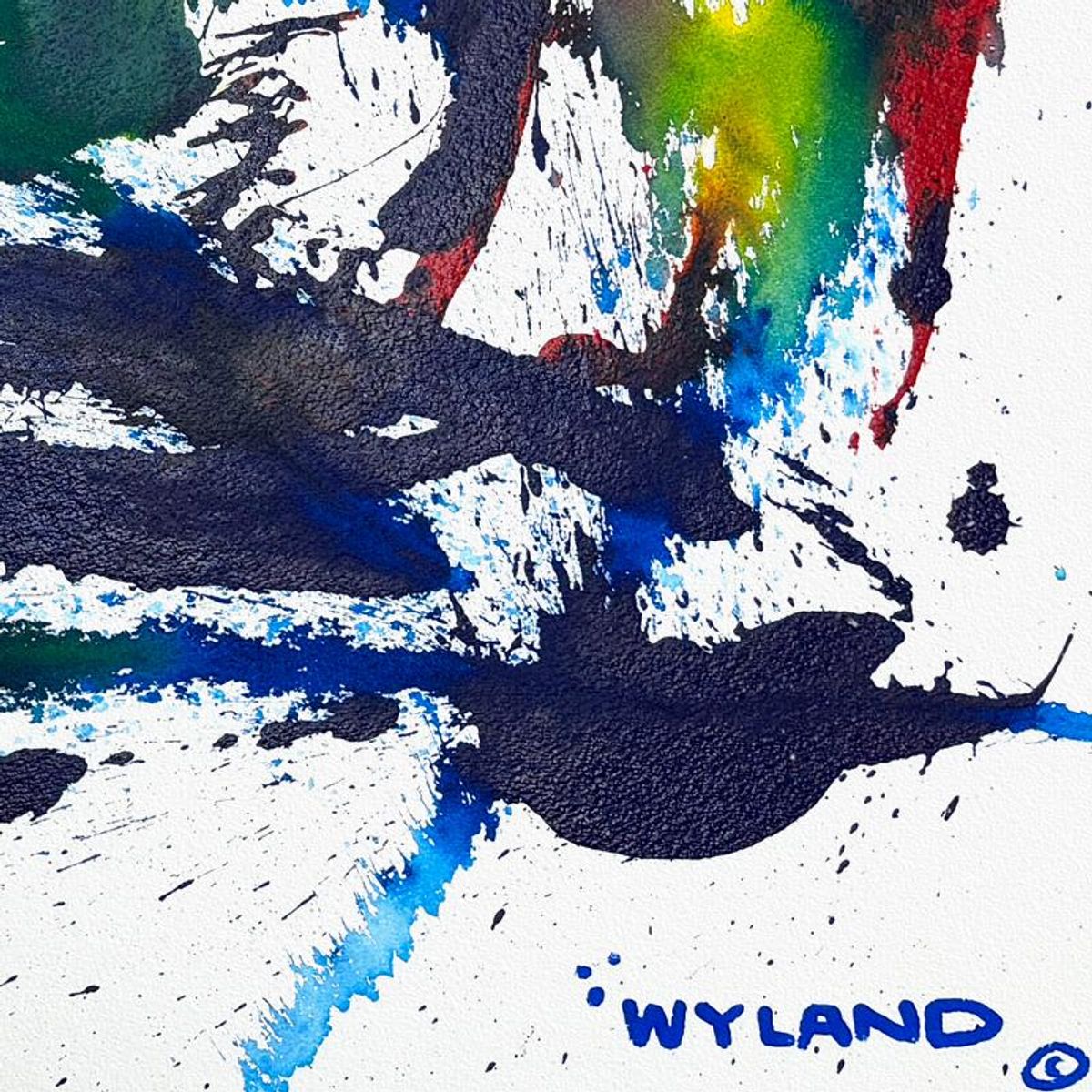 Wyland, Framed Original Watercolor Painting, Hand Signed with Letter of Authenticity.