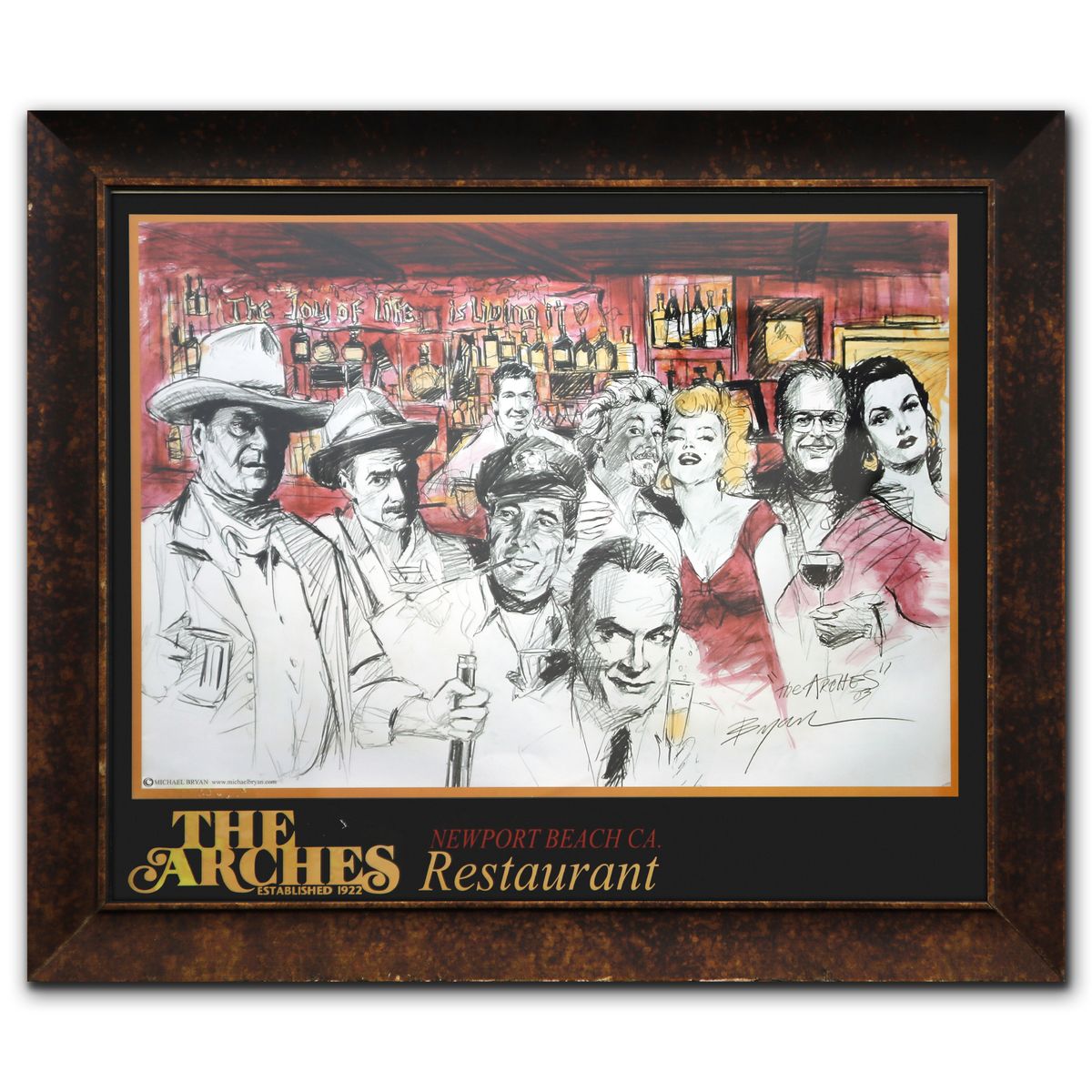 Michael Bryan- Poster "The Arches Restaurant"