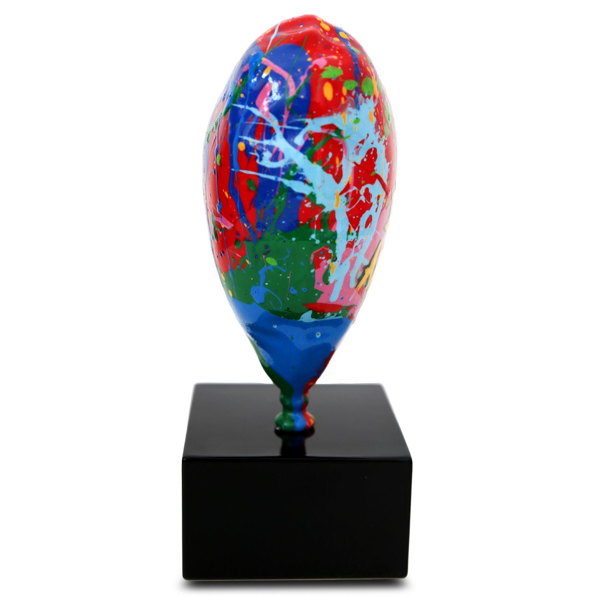 Mr. Brainwash- Stencil & Mixed Media on Painted Resin Sculpture "Mini Heart, 2026"