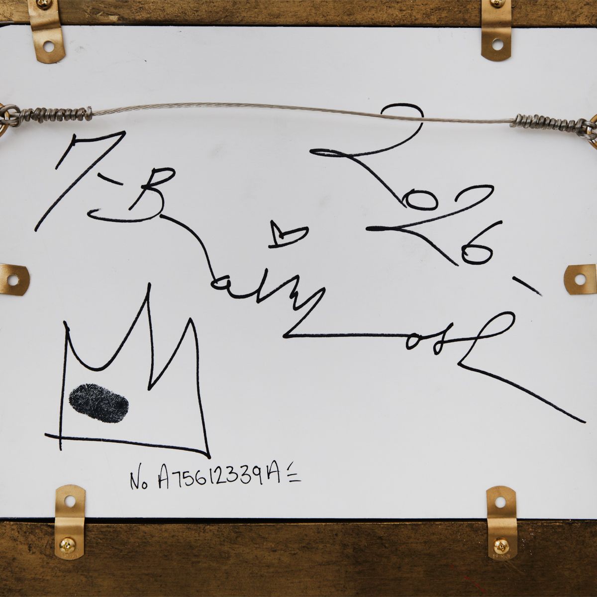 Mr. Brainwash- Mixed Media on Acrylic Mirror with Splashed Frame "Follow Your Dreams, 2026"