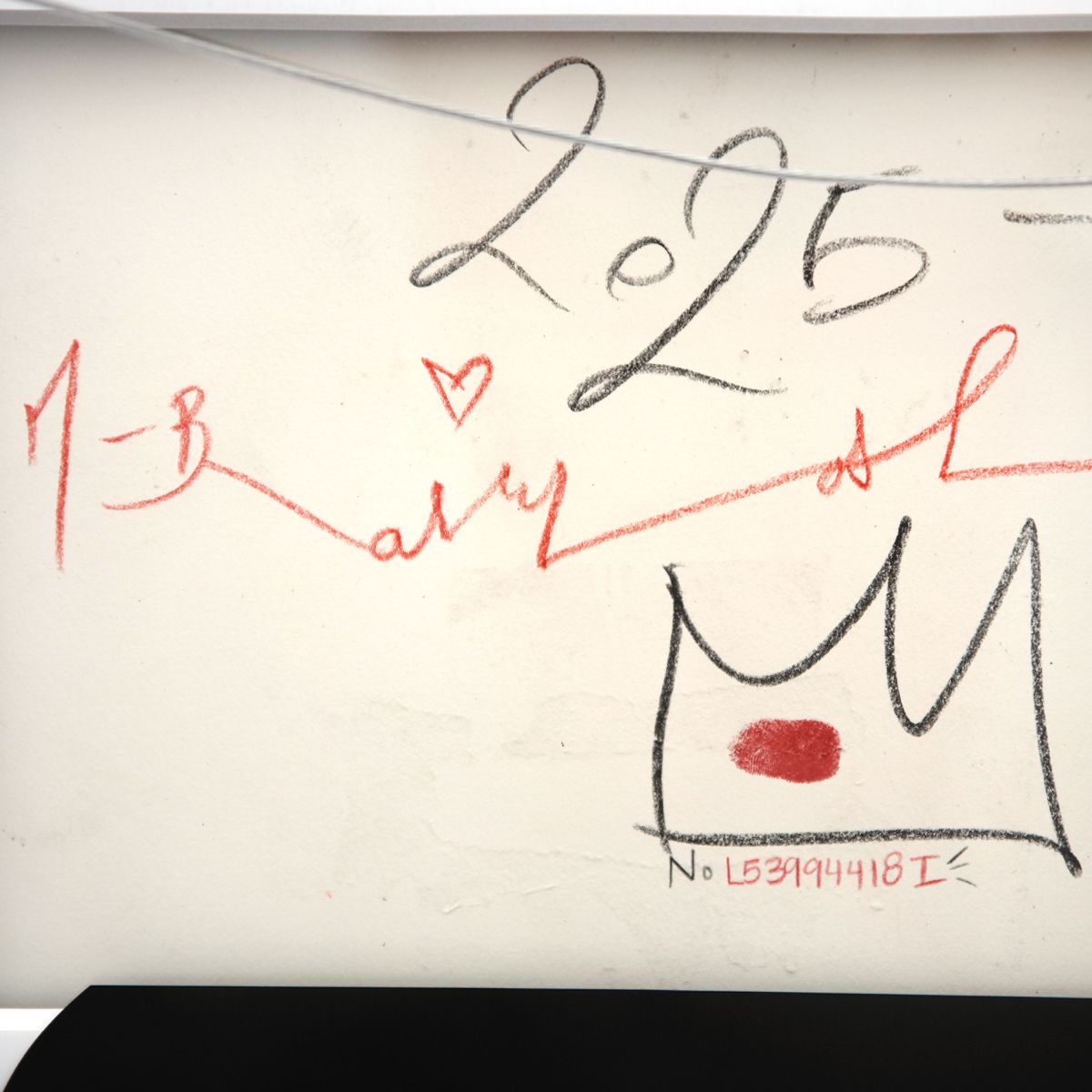 Mr. Brainwash- Original Mixed Media on Deckle Edge Paper "Mr. & Mrs. Classic II"