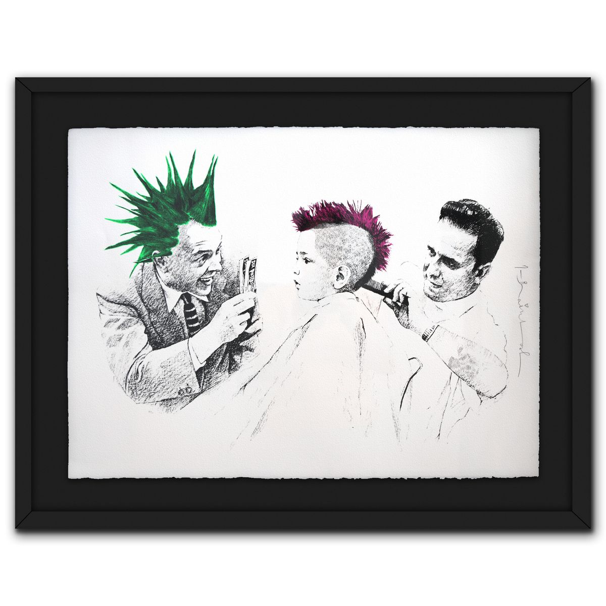 Mr. Brainwash- Silkscreen "Punk's Not Dead"
