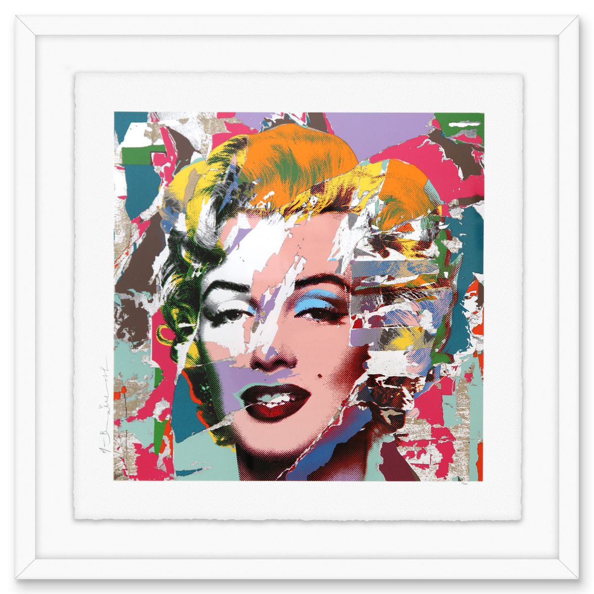 Mr. Brainwash- Silkscreen with Hand Torn Edges "Pop Legend"