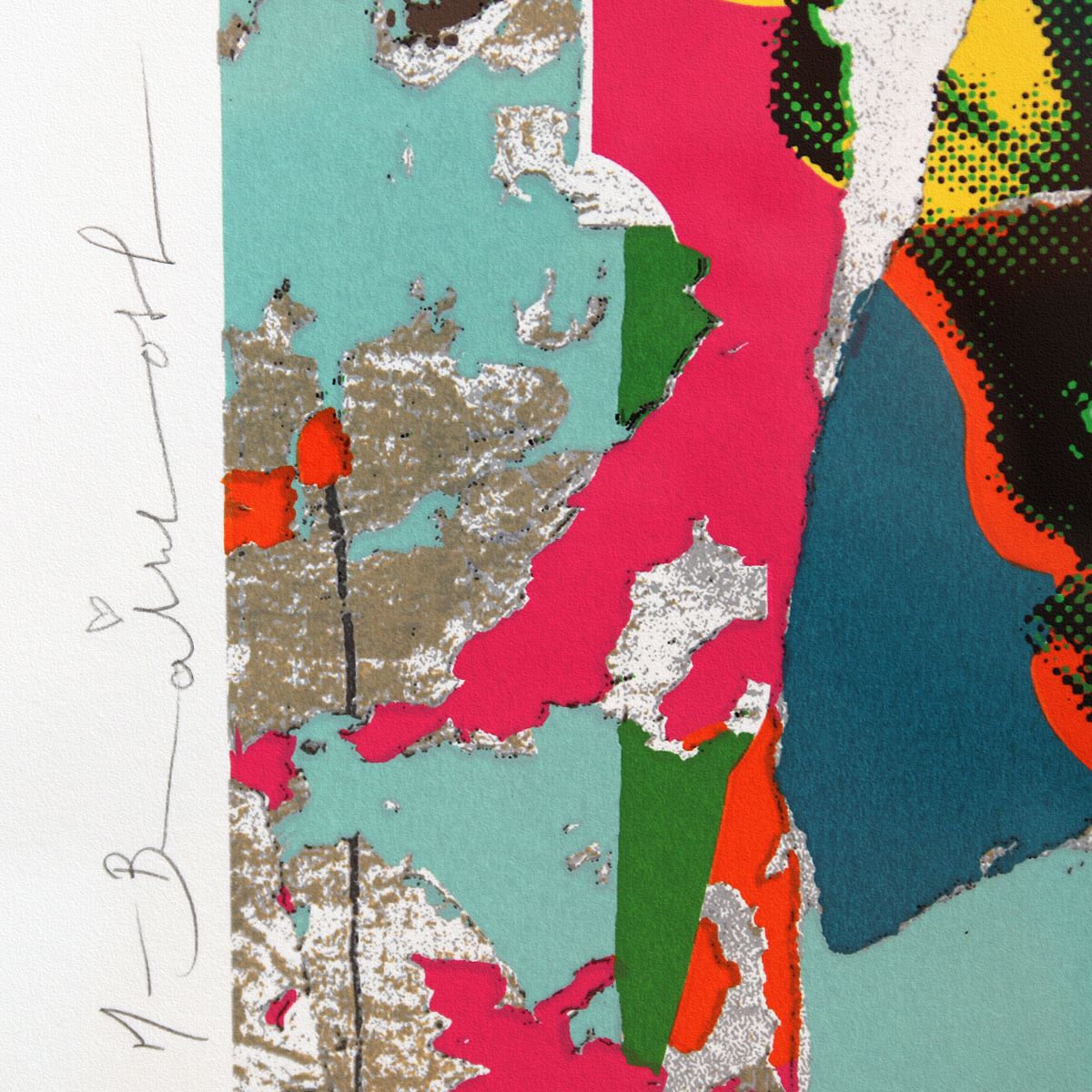 Mr. Brainwash- Silkscreen with Hand Torn Edges "Pop Legend"