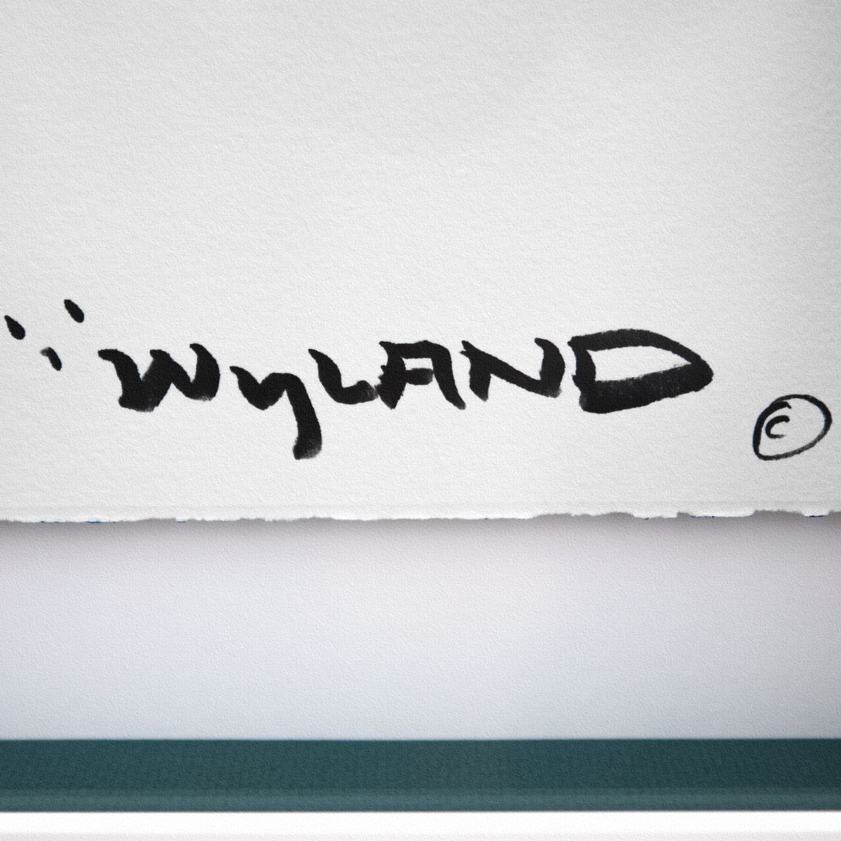 Wyland- Original Sumi Ink Painting "Humpback"