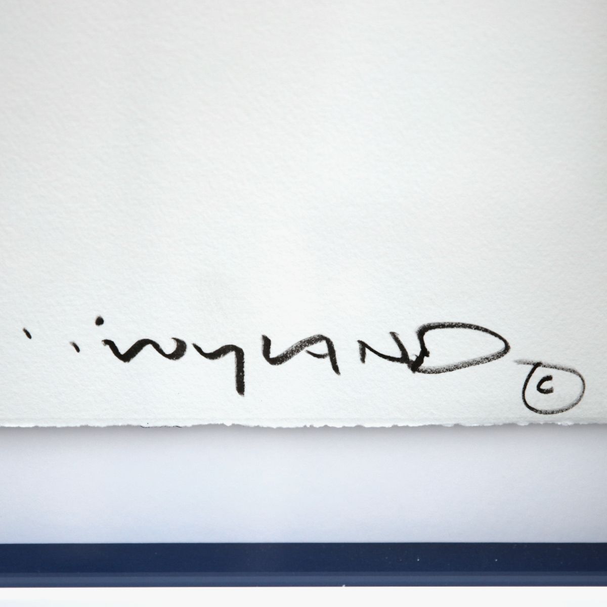 Wyland- Original Sumi Ink Painting "Dolphin"