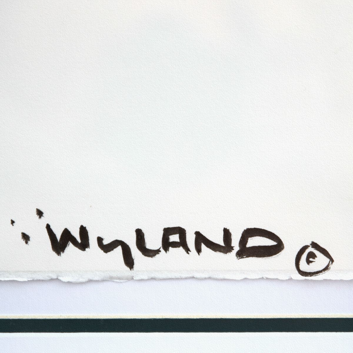 Wyland- Original Sumi Ink Painting "Whale Tail"