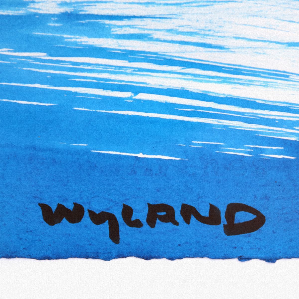 Wyland- Original Sumi Ink Painting "Whale Tail"