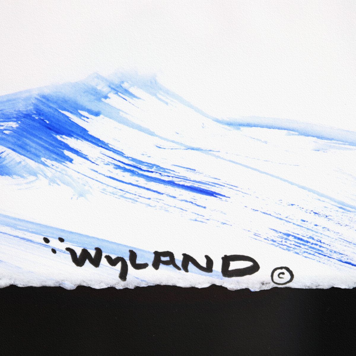 Wyland- Original Sumi Ink Painting "Whale Tail"