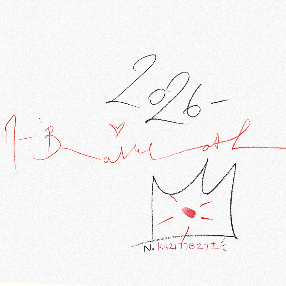 Mr. Brainwash- Original Mixed Media on Deckle Edge Paper "Maximum Velocity"