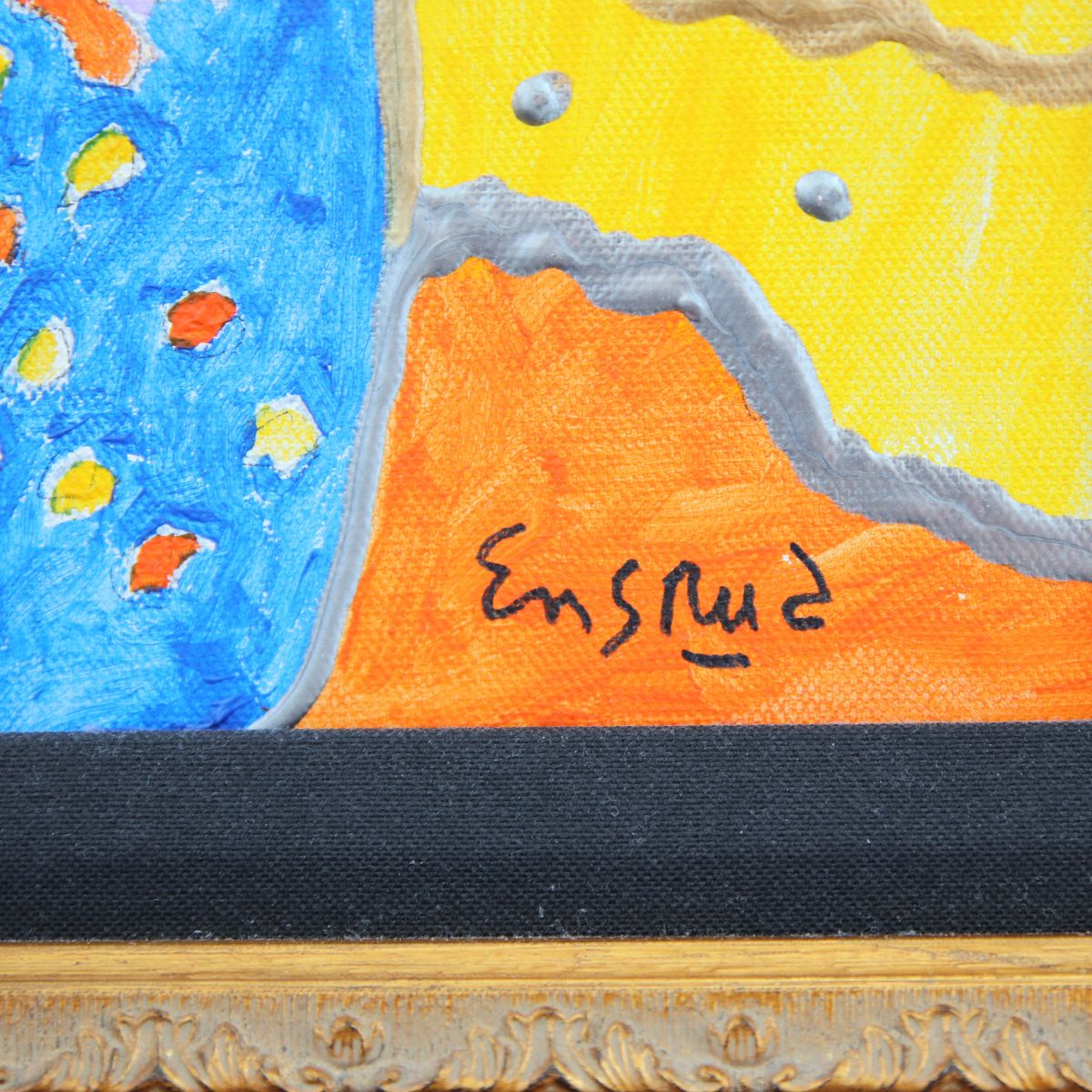 Wayne Ensrud- Original Acrylic on Canvas "Woman in Blue Robe"