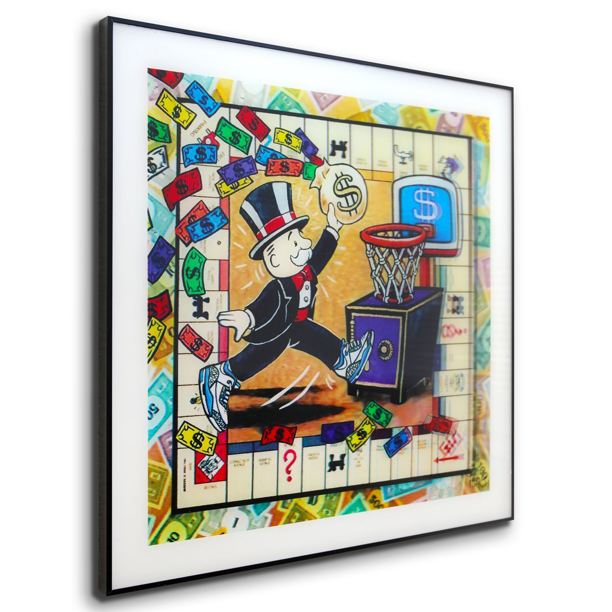 Laura Curiel- Mixed Media Lenticular "Basketball"