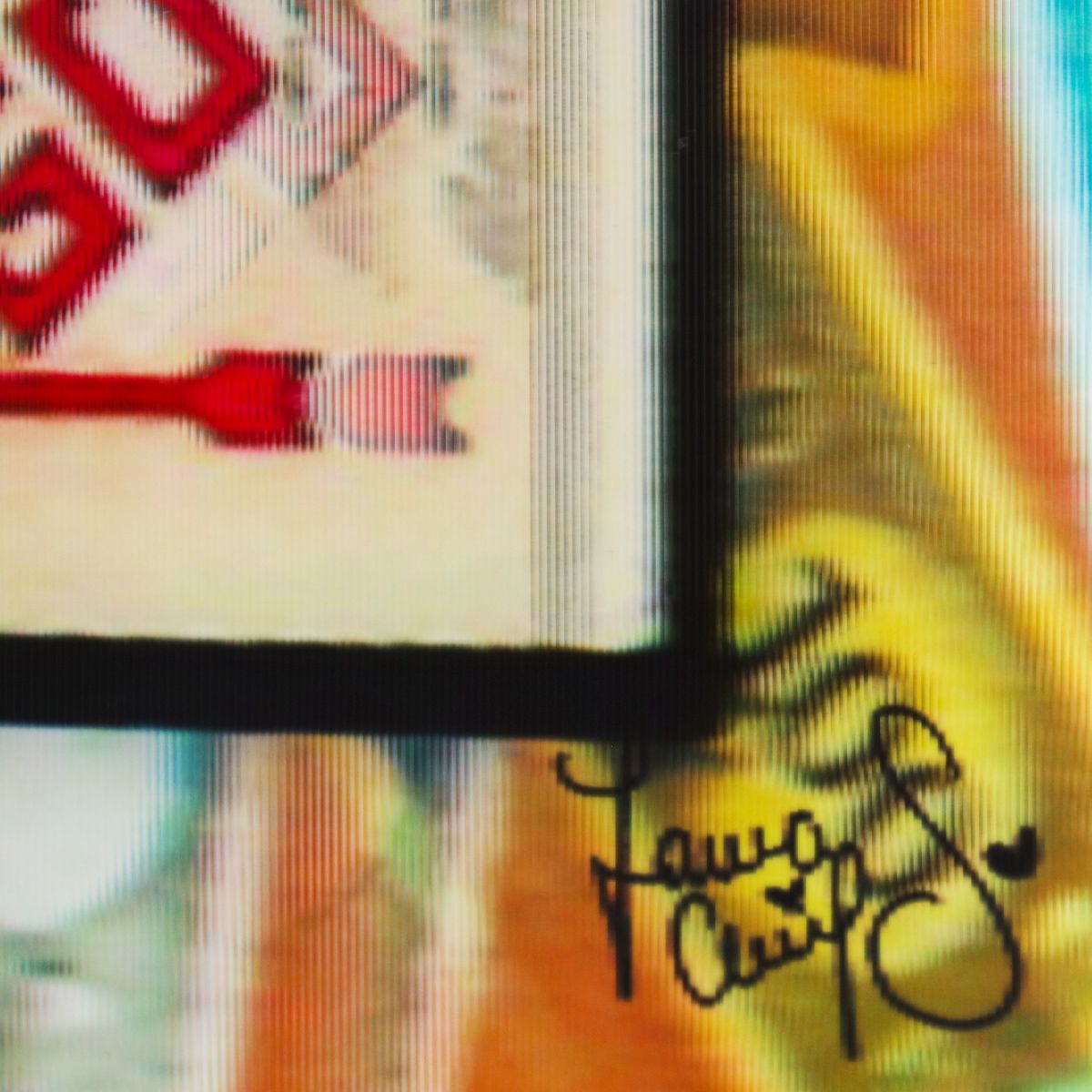 Laura Curiel- Mixed Media Lenticular "Basketball"