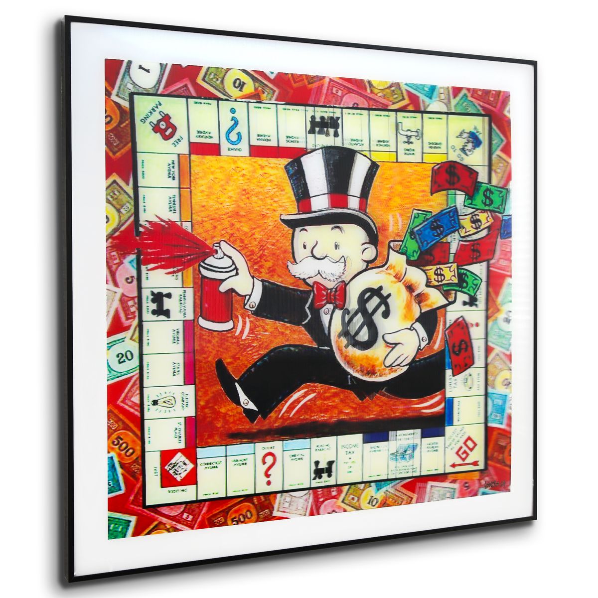 Laura Curiel- Mixed Media Lenticular "Game Time"
