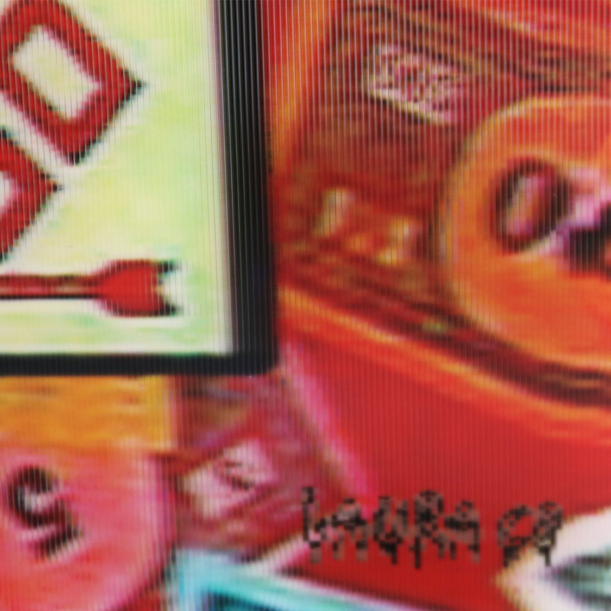 Laura Curiel- Mixed Media Lenticular "Game Time"
