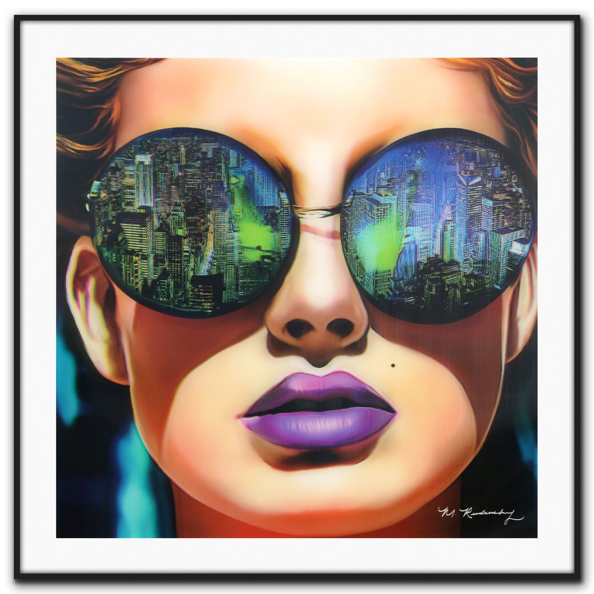 Marc Rudinsky- Mixed Media Lenticular "Shades of New York"