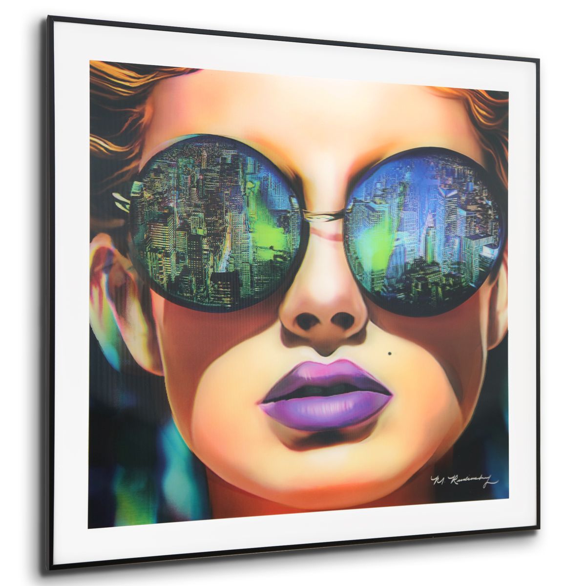 Marc Rudinsky- Mixed Media Lenticular "Shades of New York"