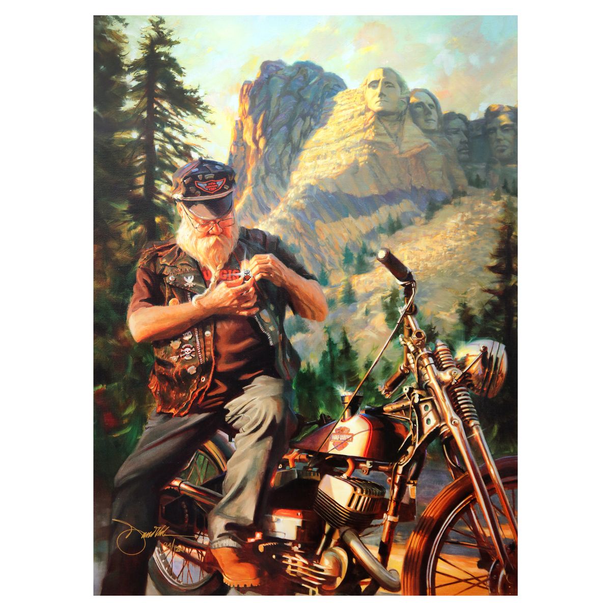 David Uhl- Giclee on canvas "An August to Remember"