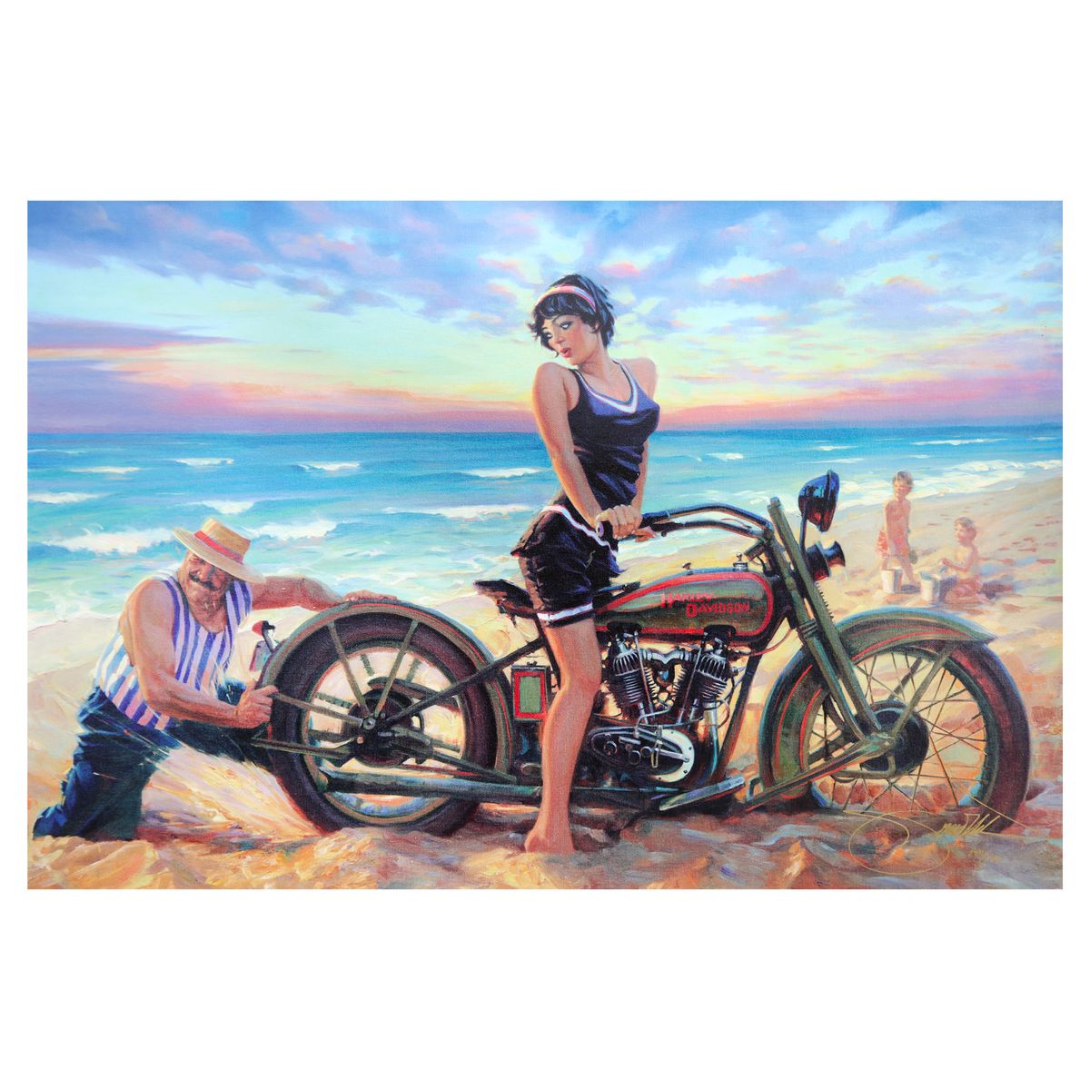 David Uhl- Giclee on canvas "Buried Treasure"