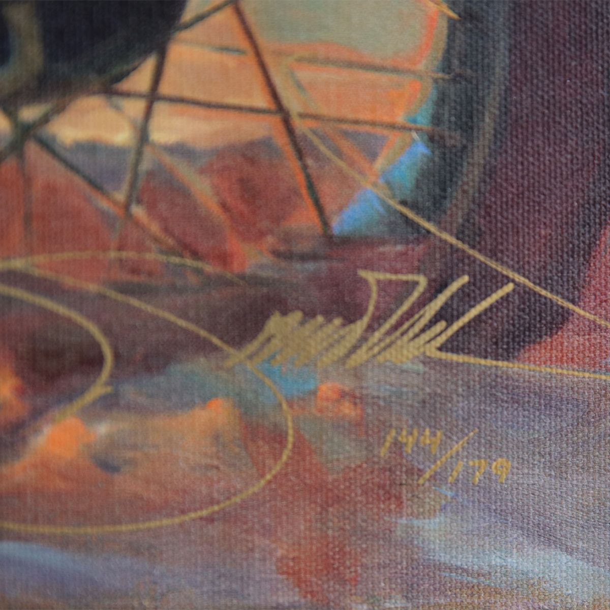 David Uhl- Giclee on canvas "Buried Treasure"