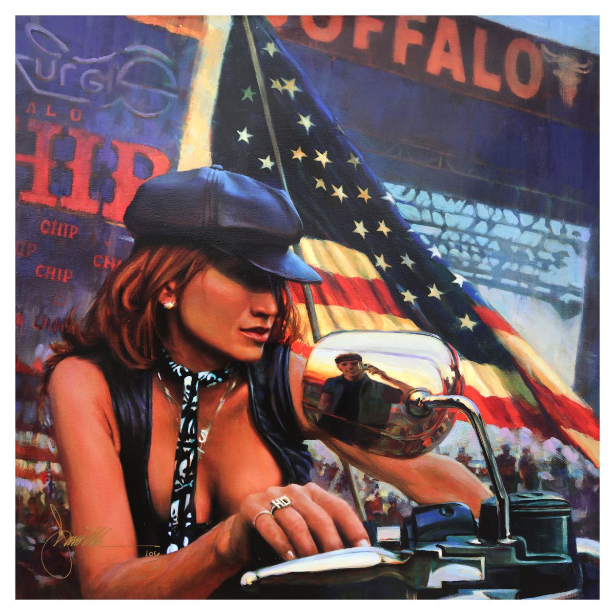 David Uhl- Giclee on canvas "Made in America"