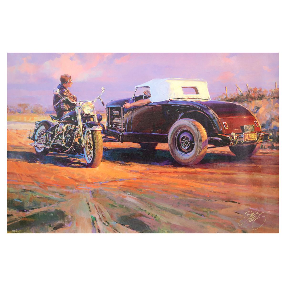 Tom Fritz- Giclee on canvas "Jivin About Dreams"