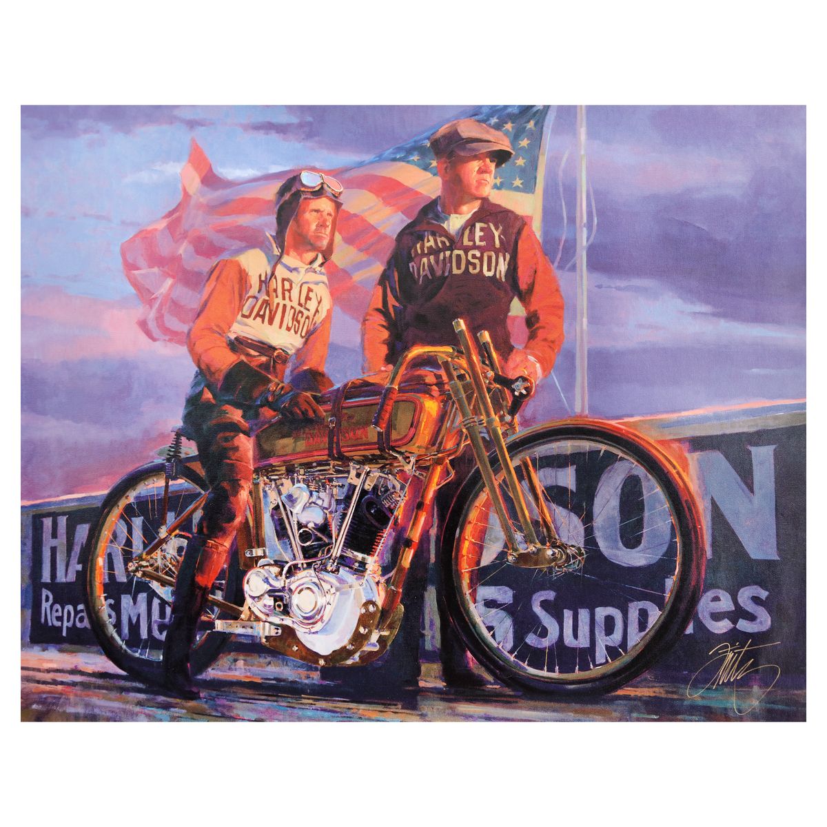 Tom Fritz- Giclee on canvas "Great Doings"