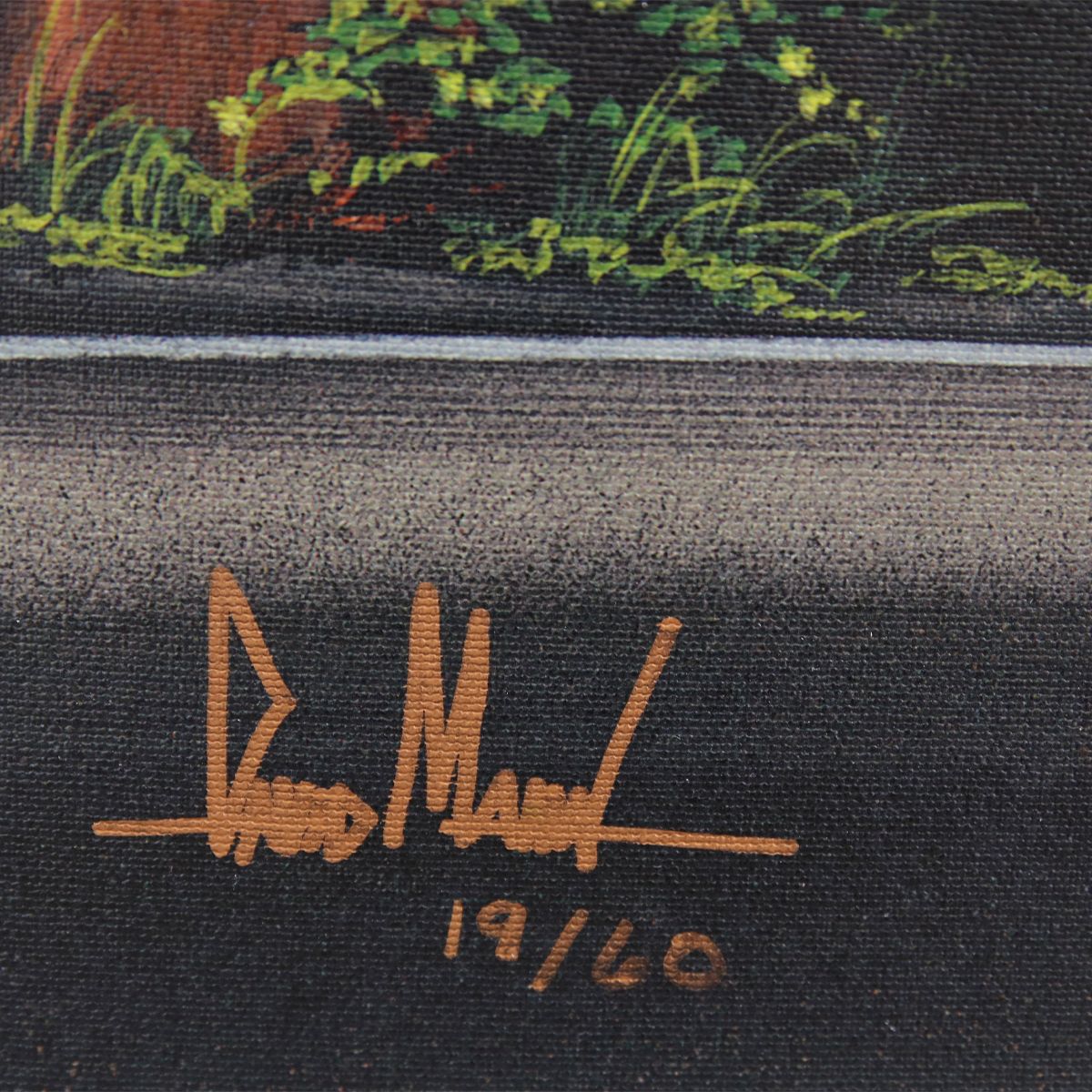 David Mann- Giclee on canvas "Redwood Run"