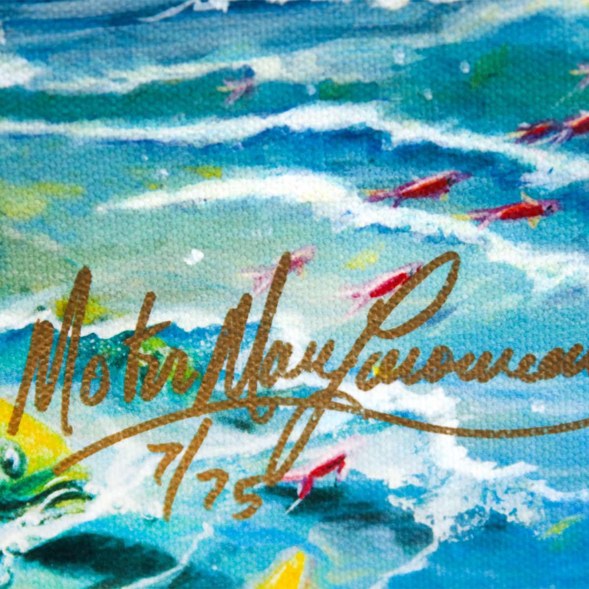 MotorMarc Lacourciere- Giclee on canvas "Shoreline Hidden Treasures"